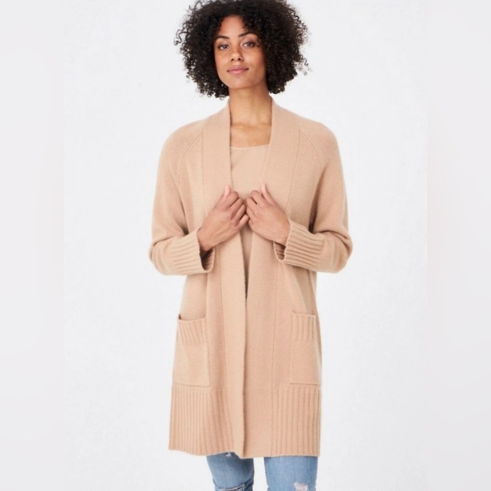 Repeat Luxury Cashmere Open Cardigan